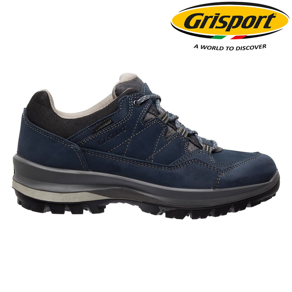 Grisport Bari Low Blue Wandelschoenen Dames Grisport Bari Low Blue Wandelschoenen Dames