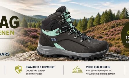 Hanwag wandelschoenen met premium pasvorm