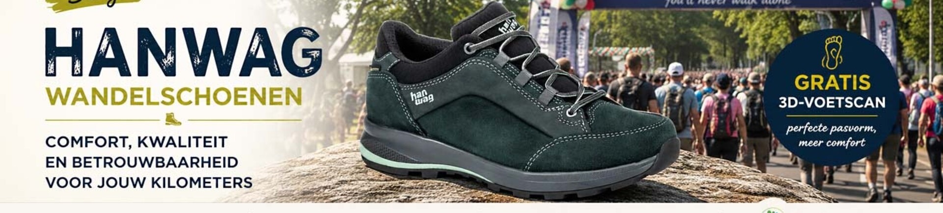 Welke wandelschoenen voor de Vierdaagse of wandeltocht?
