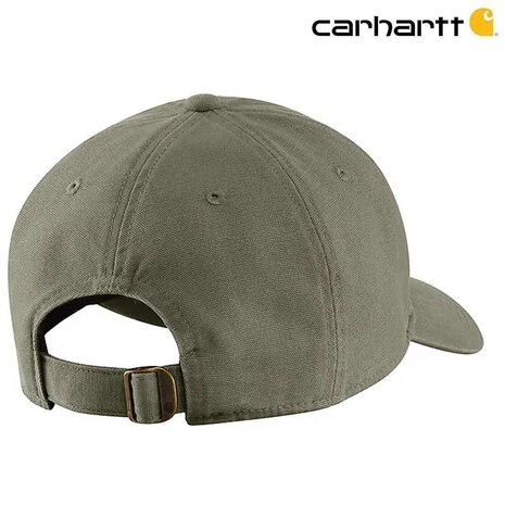 Carhartt Canvas Embroidered Graphic Cap Dusty Olive Carhartt Canvas Embroidered Graphic Cap Dusty Olive