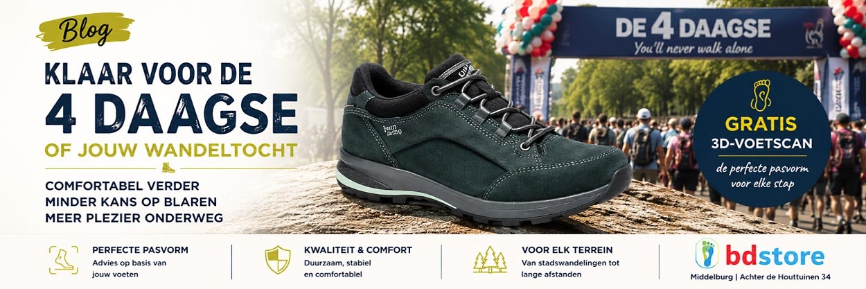 Welke wandelschoenen voor de Vierdaagse of wandeltocht?