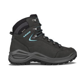 Lowa Renegade Evo GTX Mid Asphalt Turqoise Wandelschoenen Dames