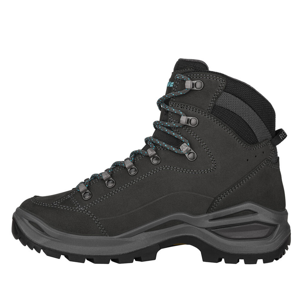 Lowa Renegade Evo GTX Mid Asphalt Turqoise Wandelschoenen Dames