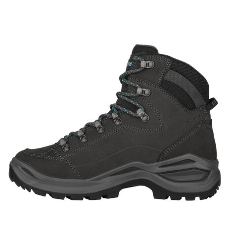 Lowa Renegade Evo GTX Mid Asphalt Turqoise Wandelschoenen Dames