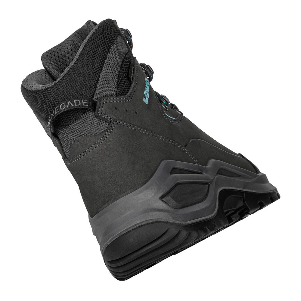Lowa Renegade Evo GTX Mid Asphalt Turqoise Wandelschoenen Dames