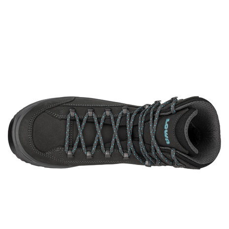 Lowa Renegade Evo GTX Mid Asphalt Turqoise Wandelschoenen Dames