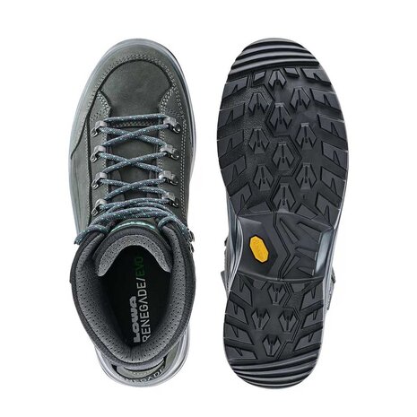 Lowa Renegade Evo GTX Mid Asphalt Turqoise Wandelschoenen Dames