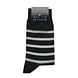 Breton Stripe Navy Natural Gestreepte Sokken Breton Stripe Navy Natural Gestreepte Sokken