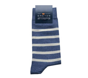 Breton Stripe Jeans Natural Gestreepte Sokken Breton Stripe Jeans Natural Gestreepte Sokken