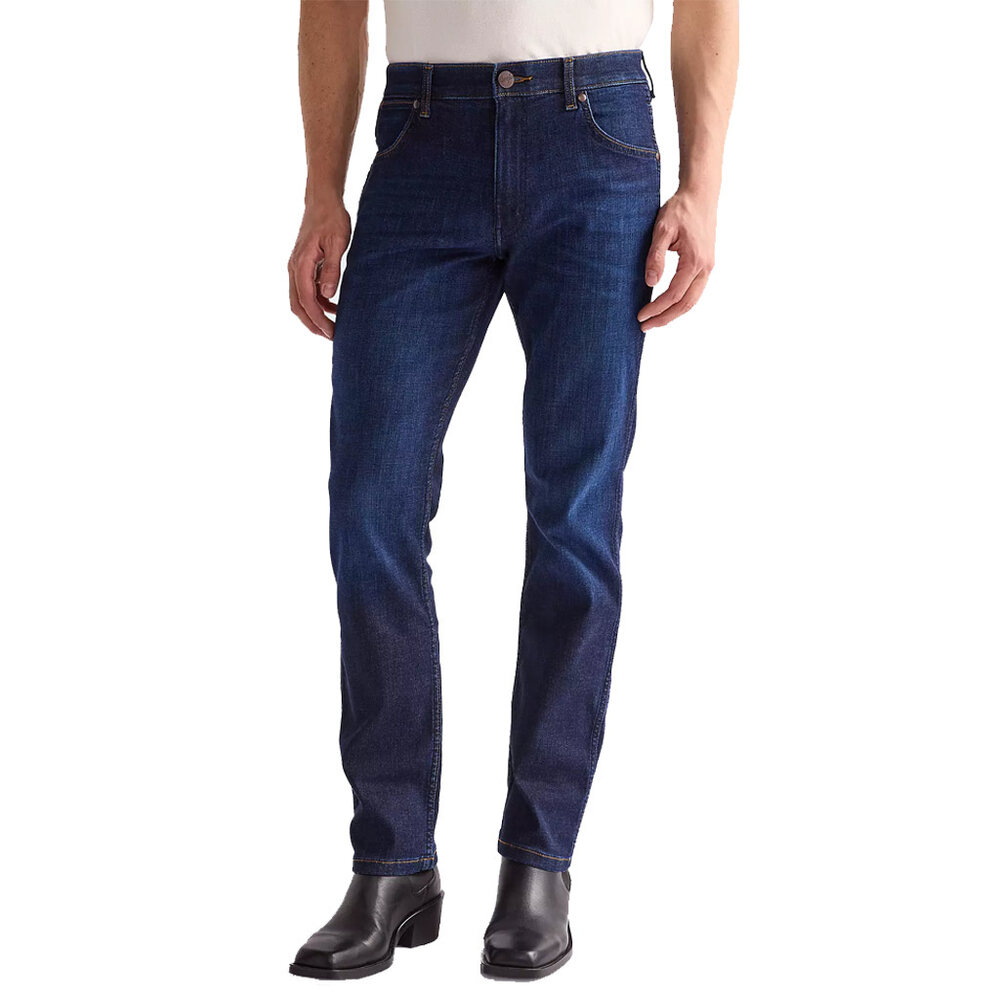 Wrangler Greensboro Rustic Navy Jeans Heren Wrangler Greensboro Rustic Navy Jeans Heren