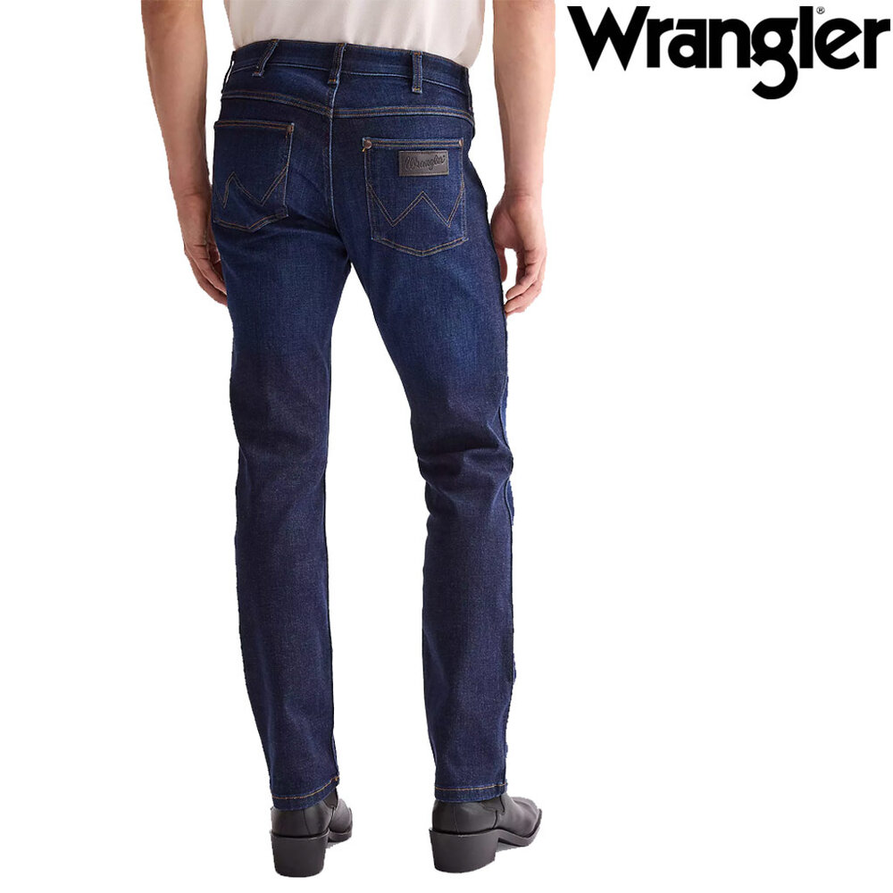 Wrangler Greensboro Rustic Navy Jeans Heren Wrangler Greensboro Rustic Navy Jeans Heren