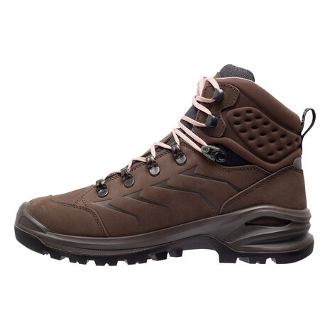 Grisport Venture Mid Brown Pink Wandelschoenen Dames Grisport Venture Mid Brown Pink Wandelschoenen Dames
