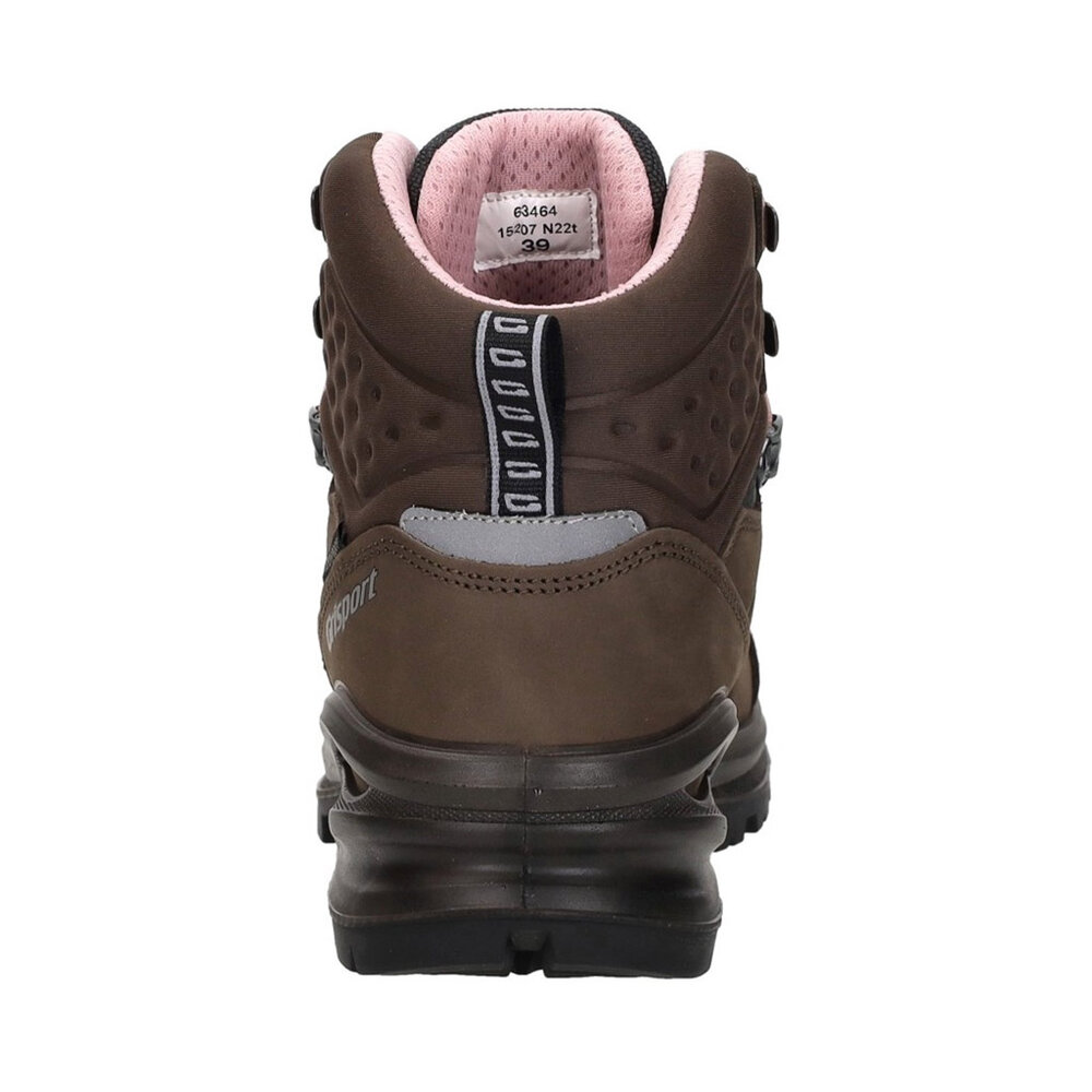 Grisport Venture Mid Brown Pink Wandelschoenen Dames Grisport Venture Mid Brown Pink Wandelschoenen Dames