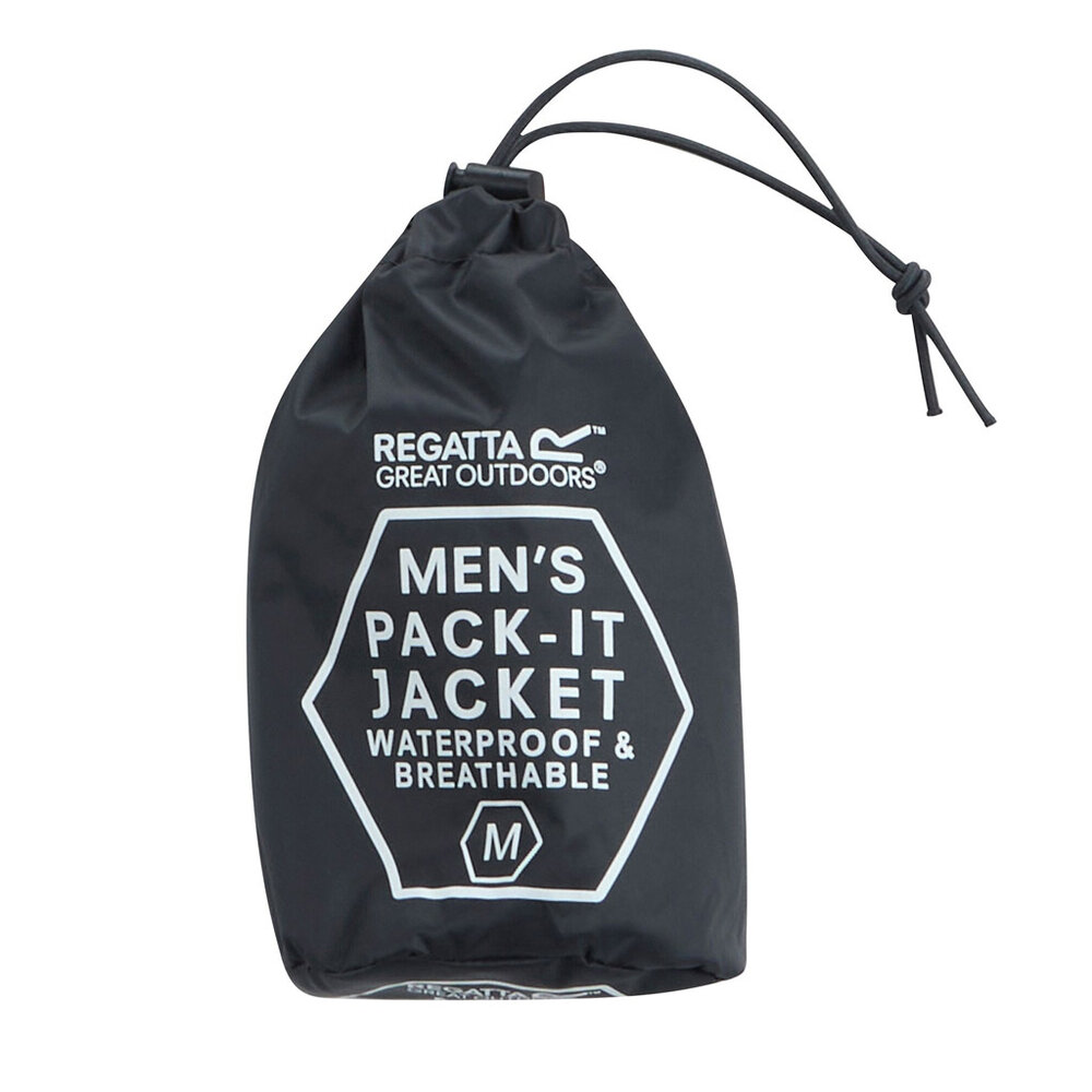 Regatta Pack It Seal Grey Regenjas Heren Regatta Pack It Seal Grey Regenjas Heren