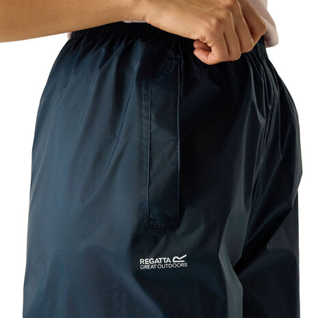 Regatta Pack It Midnight Regenbroek Dames Regatta Pack It Midnight Regenbroek Dames