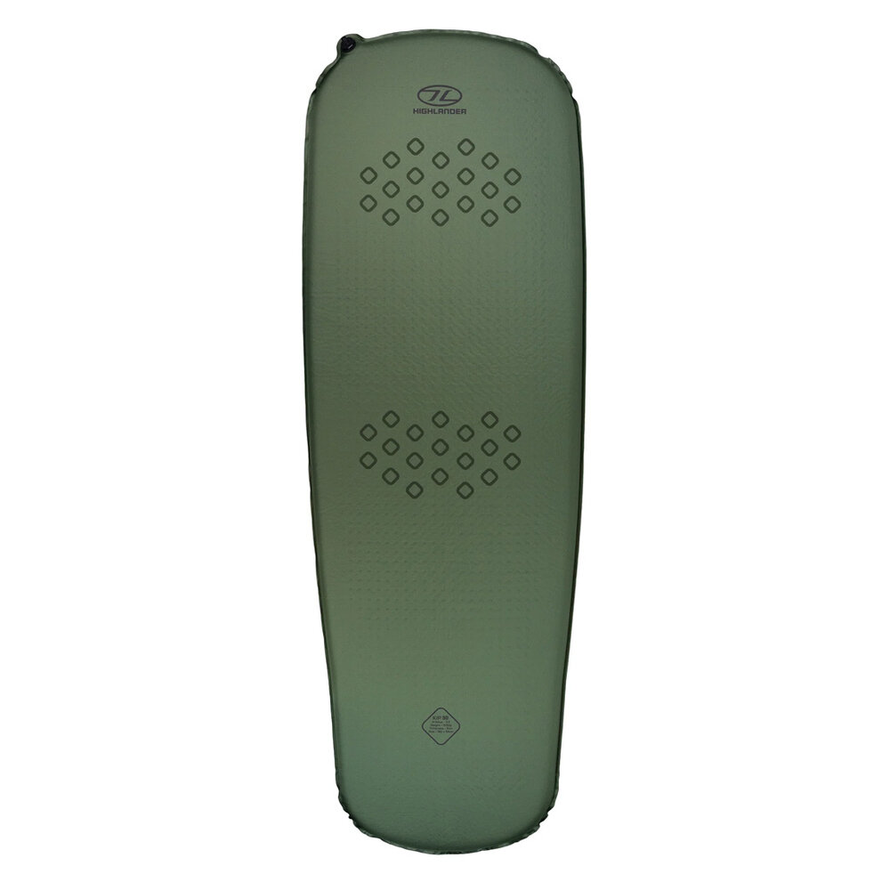 Highlander Kip Mat Olive Zelfopblazende Slaapmat Highlander Kip Mat Olive Zelfopblazende Slaapmat