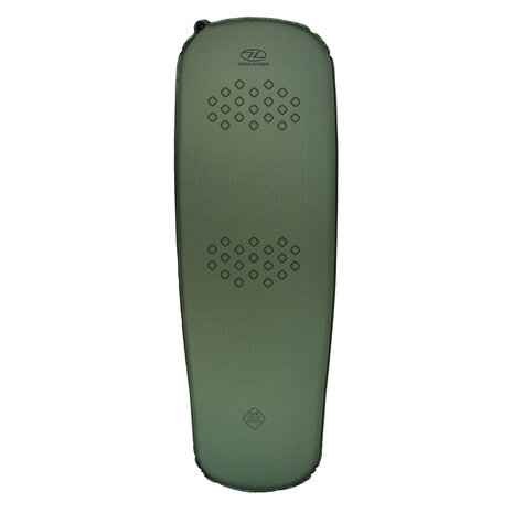Highlander Kip Mat Olive Zelfopblazende Slaapmat Highlander Kip Mat Olive Zelfopblazende Slaapmat