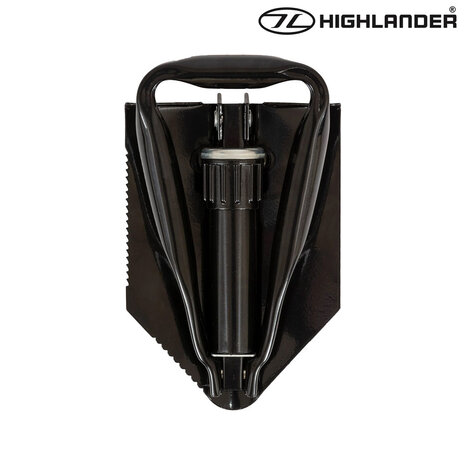 Highlander Dubbele Opvouwbare Schep Zwart Highlander Dubbele Opvouwbare Schep Zwart