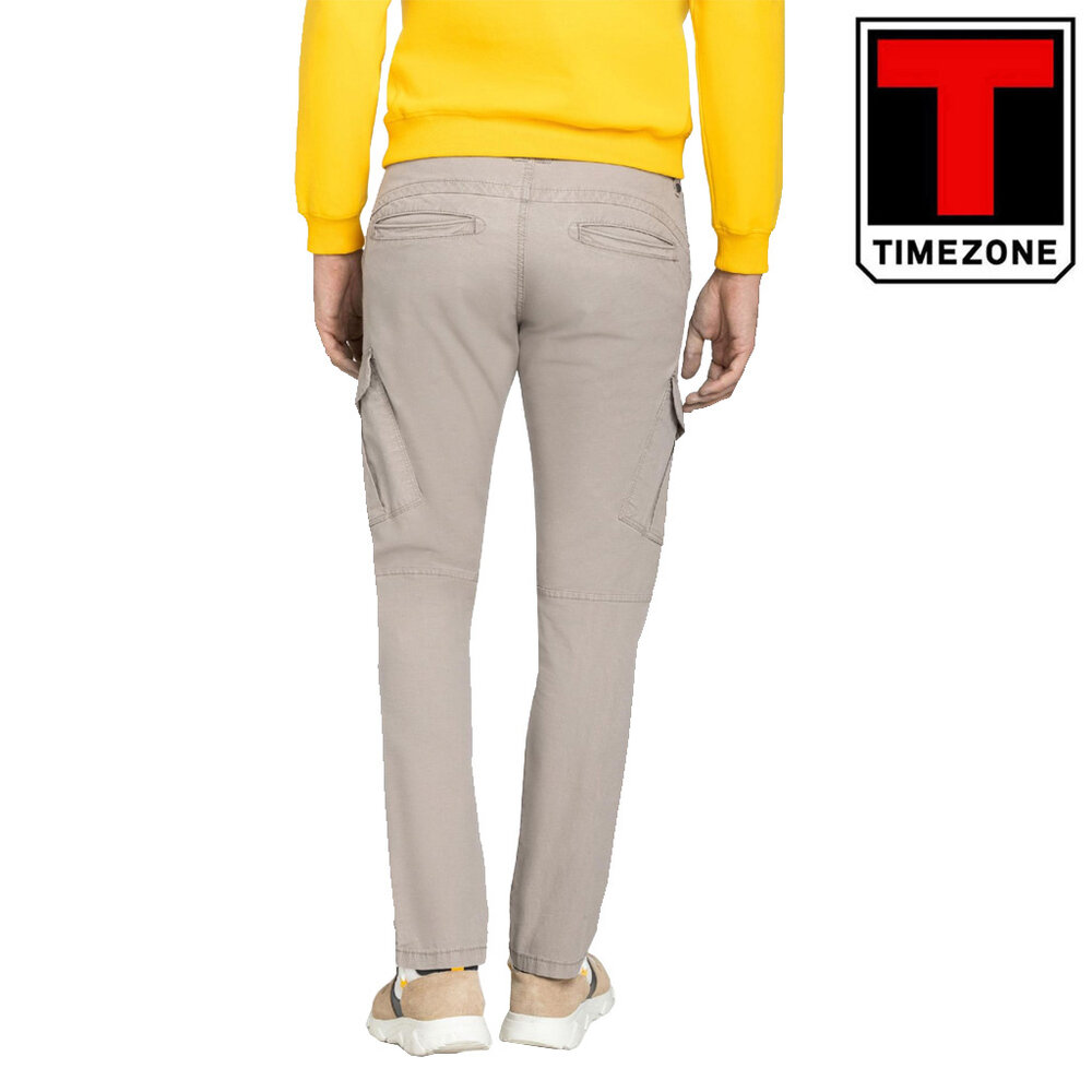 Timezone Regular NiklasTZ String Beige Cargobroek Heren Timezone Regular NiklasTZ String Beige Cargobroek Heren