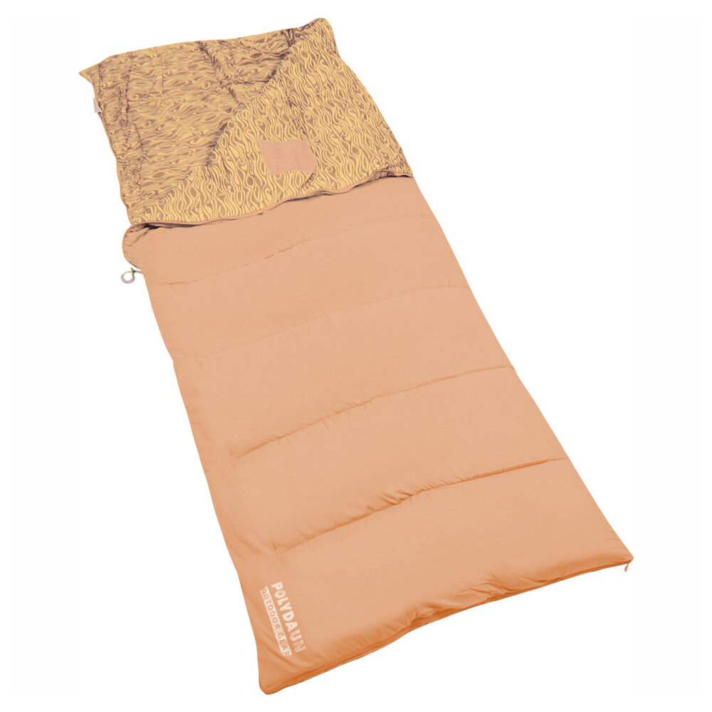 Polydaun Beach House 80x210 cm Apricot Wave Slaapzak Polydaun Beach House 80x210 cm Apricot Wave Slaapzak