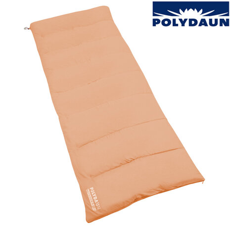 Polydaun Beach House 80x210 cm Apricot Wave Slaapzak Polydaun Beach House 80x210 cm Apricot Wave Slaapzak