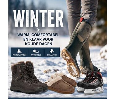 Winterlaarzen, Pantoffels & Schaatsen