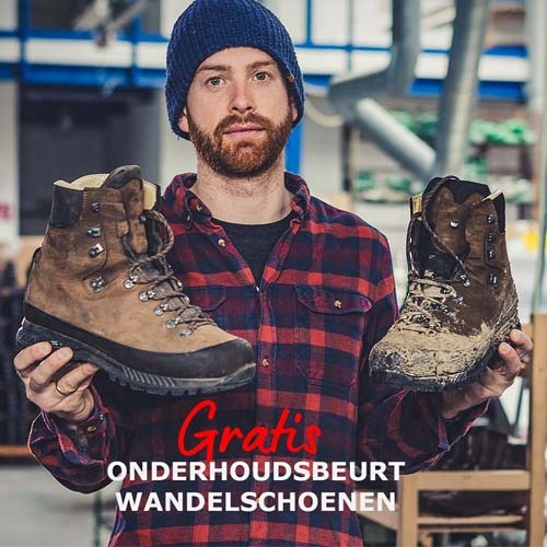 Gratis onderhoud wandelschoenen BD Store