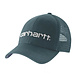 Carhartt Canvas Mesh Logo Graphic Dark Harbor Teal Cap Carhartt Canvas Mesh Logo Graphic Dark Harbor Teal Cap
