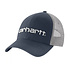 Canvas Mesh Logo Graphic Navy White Cap Canvas Mesh Logo Graphic Navy White Cap