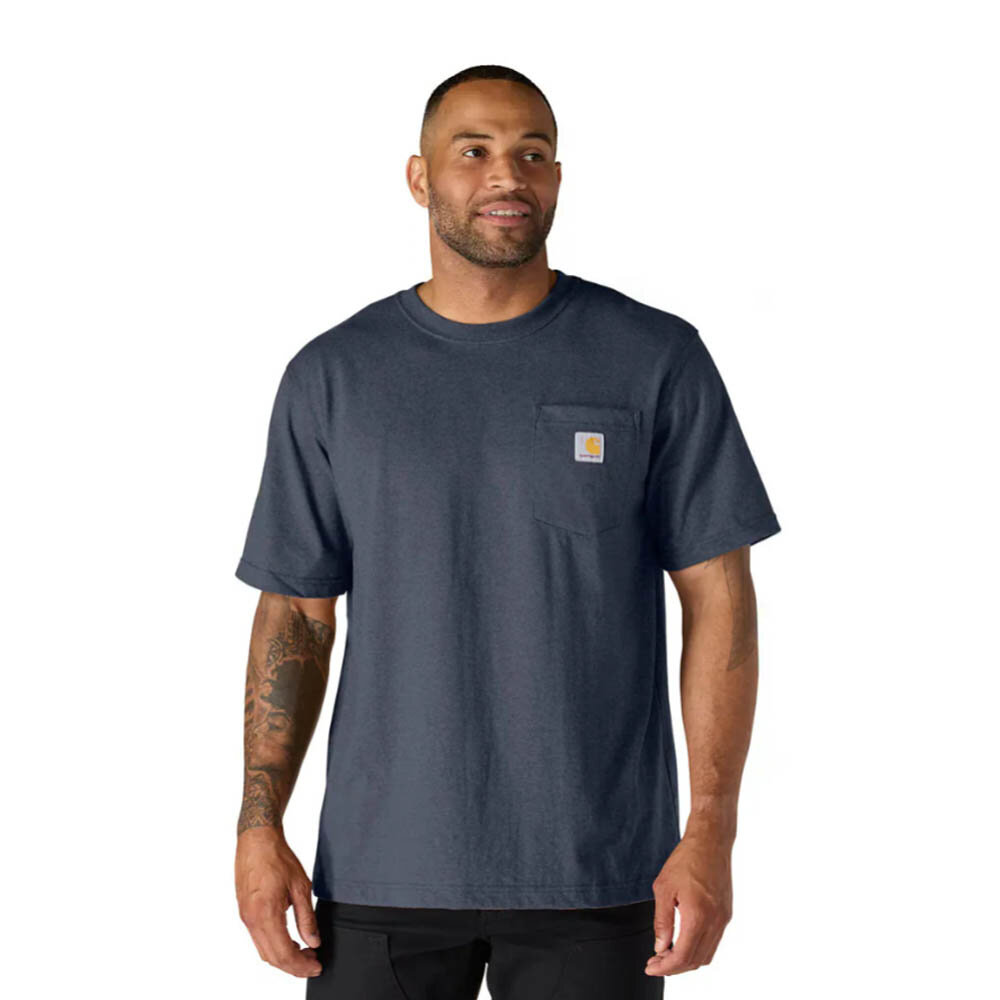Carhartt Dearborn Pocket Shortsleeve Superstorm T-Shirt Heren Carhartt Dearborn Pocket Shortsleeve Superstorm T-Shirt Heren