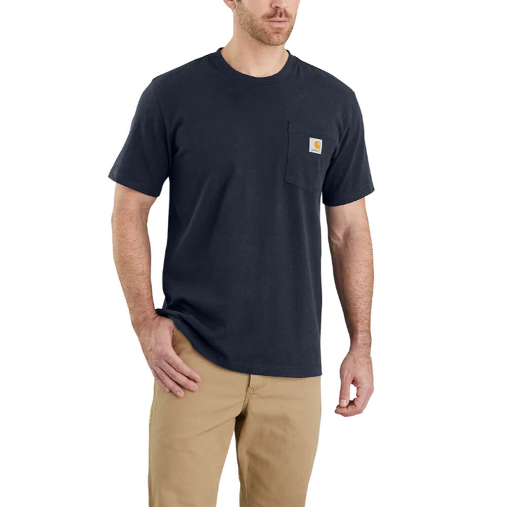 Carhartt Dearborn Pocket Shortsleeve Superstorm T-Shirt Heren Carhartt Dearborn Pocket Shortsleeve Superstorm T-Shirt Heren