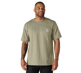 Carhartt Dearborn Pocket Shortsleeve Faded Fatigue T-Shirt Heren Carhartt Dearborn Pocket Shortsleeve Faded Fatigue T-Shirt Heren
