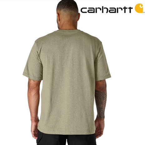 Carhartt Dearborn Pocket Shortsleeve Faded Fatigue T-Shirt Heren Carhartt Dearborn Pocket Shortsleeve Faded Fatigue T-Shirt Heren