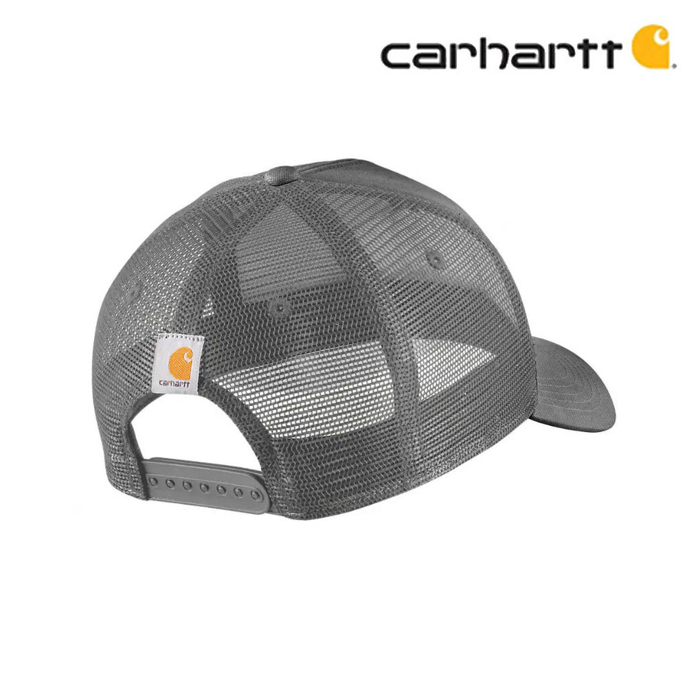 Carhartt Rugged Flex Twill Mesh Script Patch Steel Cap Carhartt Rugged Flex Twill Mesh Script Patch Steel Cap