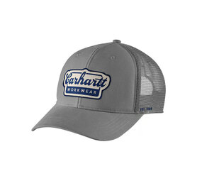 Carhartt Rugged Flex Twill Mesh Script Patch Steel Cap Carhartt Rugged Flex Twill Mesh Script Patch Steel Cap