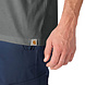 Carhartt Irvine Relaxed Work Weathered Ash Heather T-Shirt Heren Carhartt Irvine Relaxed Work Weathered Ash Heather T-Shirt Heren