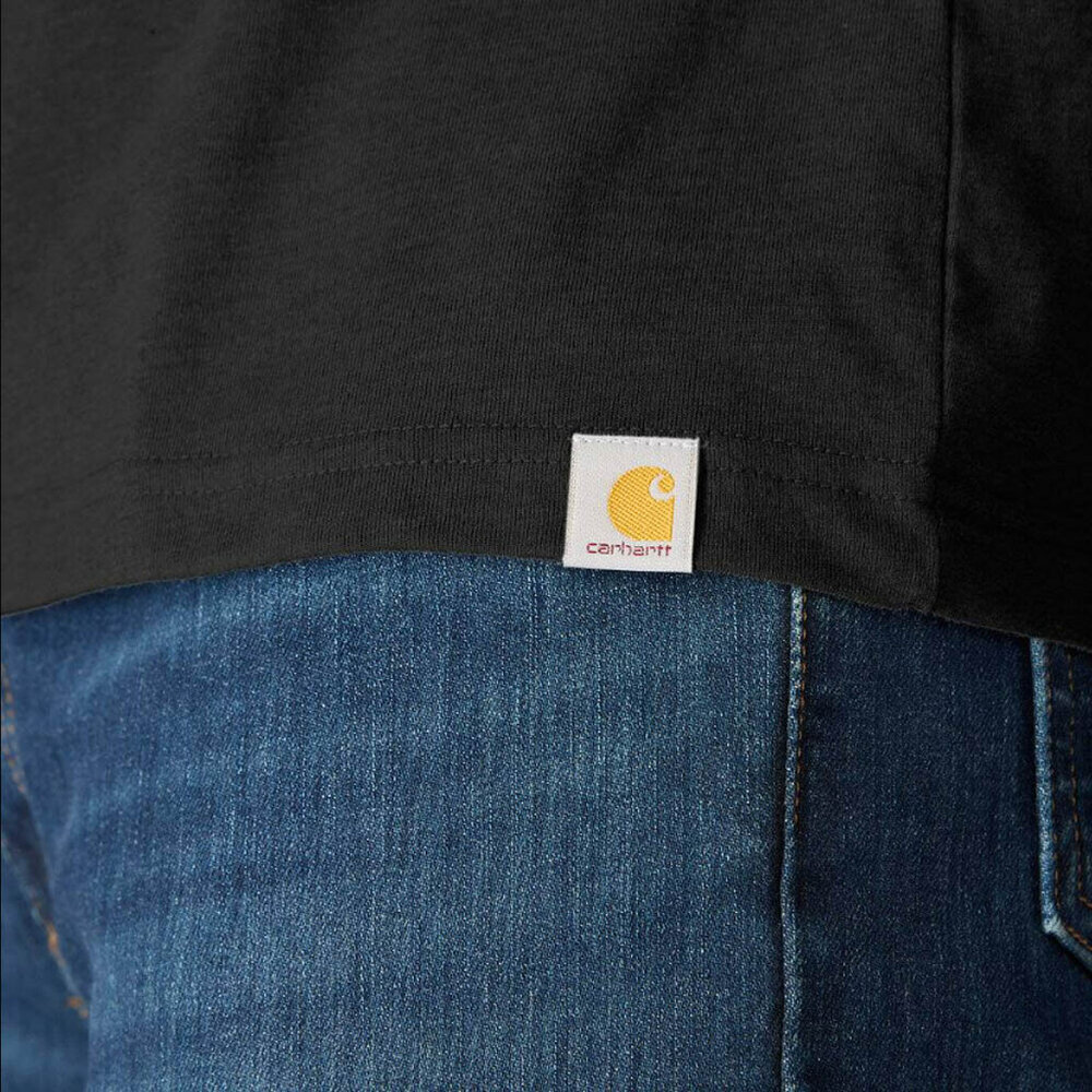 Carhartt Irvine Relaxed Work Black T-Shirt Heren Carhartt Irvine Relaxed Work Black T-Shirt Heren