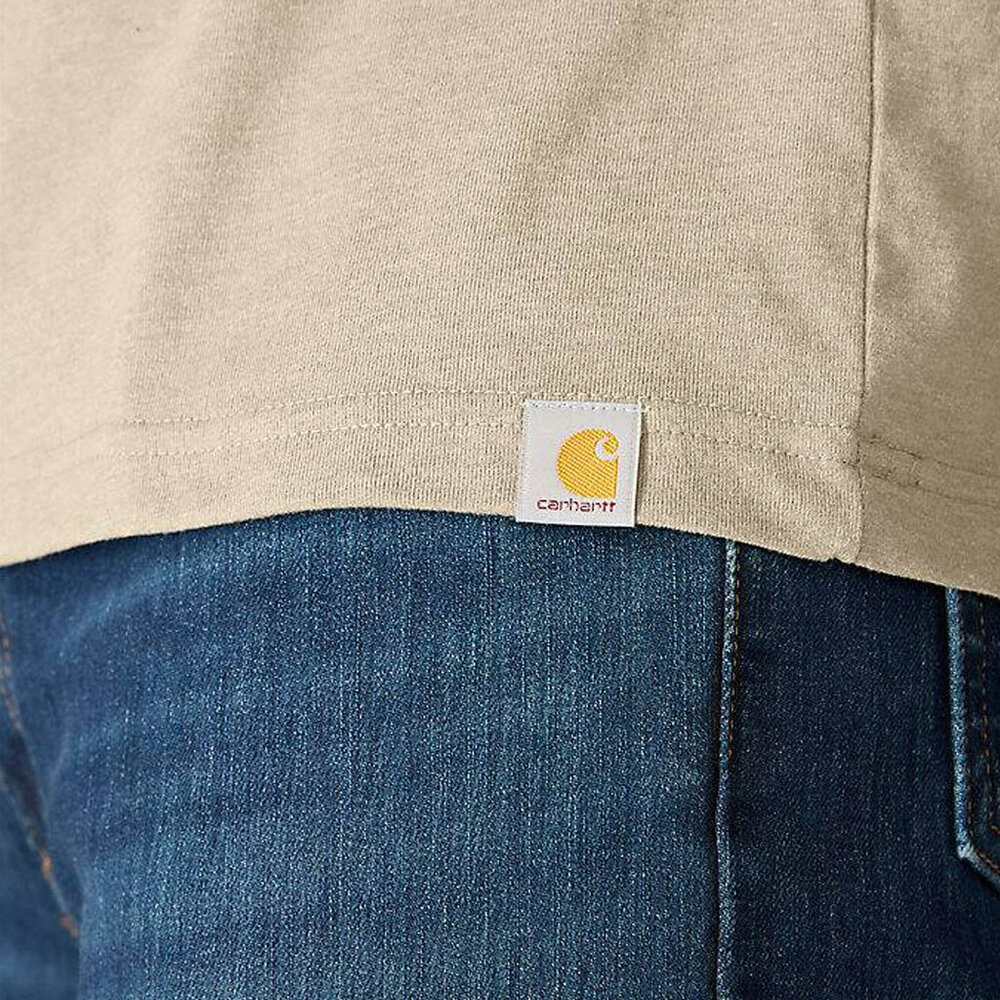 Carhartt Irvine Relaxed Work Oat Milk T-Shirt Heren Carhartt Irvine Relaxed Work Oat Milk T-Shirt Heren