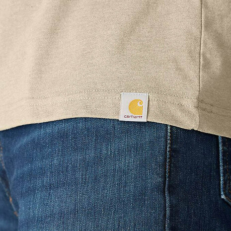 Carhartt Irvine Relaxed Work Oat Milk T-Shirt Heren Carhartt Irvine Relaxed Work Oat Milk T-Shirt Heren