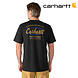 Carhartt Irvine Relaxed Hard Work Black T-Shirt Heren Carhartt Irvine Relaxed Hard Work Black T-Shirt Heren