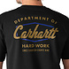 Carhartt Irvine Relaxed Hard Work Black T-Shirt Heren Carhartt Irvine Relaxed Hard Work Black T-Shirt Heren