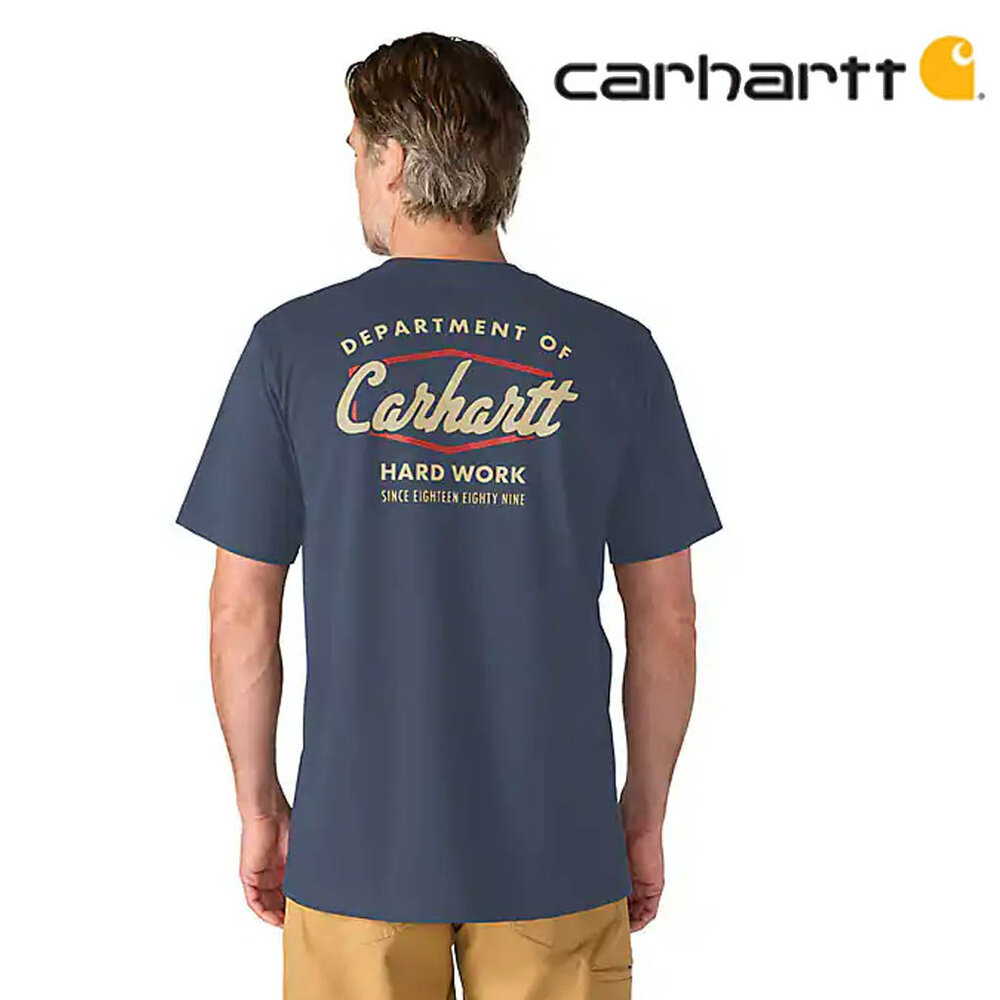 Carhartt Irvine Relaxed Hard Work Superstorm T-Shirt Heren Carhartt Irvine Relaxed Hard Work Superstorm T-Shirt Heren