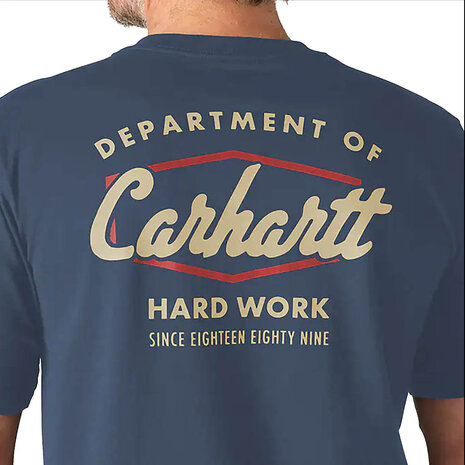 Carhartt Irvine Relaxed Hard Work Superstorm T-Shirt Heren Carhartt Irvine Relaxed Hard Work Superstorm T-Shirt Heren