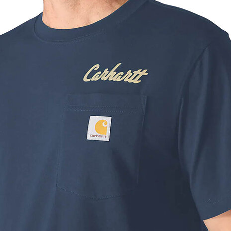 Carhartt Irvine Relaxed Hard Work Superstorm T-Shirt Heren Carhartt Irvine Relaxed Hard Work Superstorm T-Shirt Heren