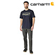 Carhartt Irvine Relaxed Camo Logo Navy T-Shirt Heren Carhartt Irvine Relaxed Camo Logo Navy T-Shirt Heren
