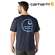 Carhartt Irvine Relaxed Multicolor Logo Navy T-Shirt Heren Carhartt Irvine Relaxed Multicolor Logo Navy T-Shirt Heren