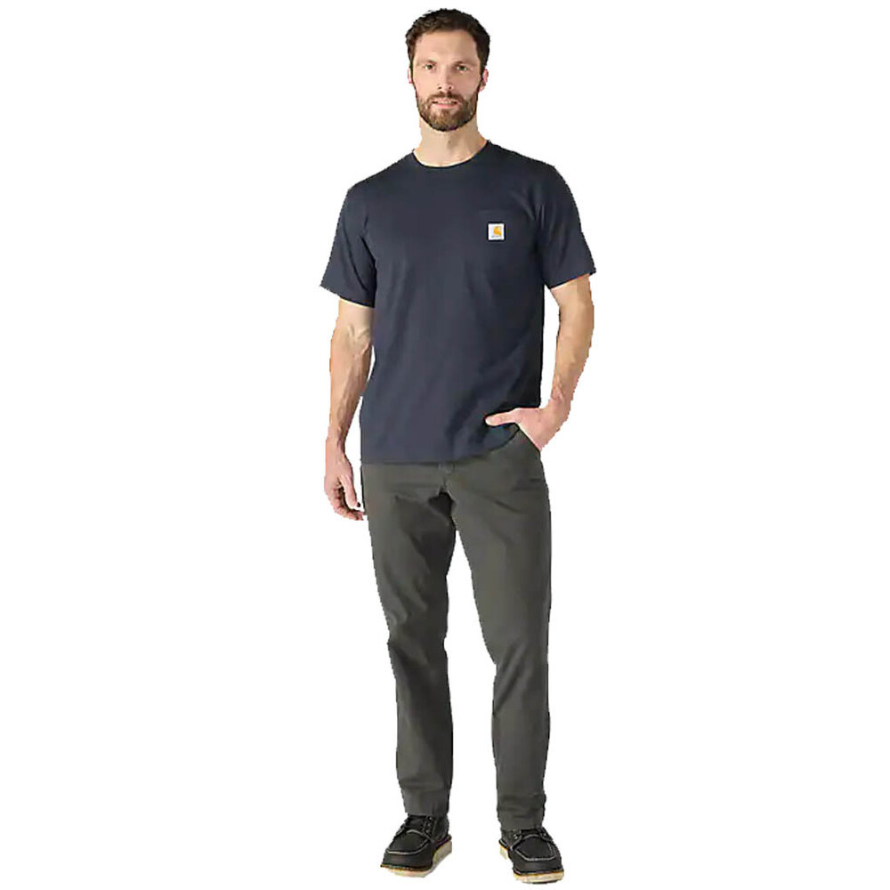 Carhartt Irvine Relaxed Multicolor Logo Navy T-Shirt Heren Carhartt Irvine Relaxed Multicolor Logo Navy T-Shirt Heren