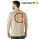 Carhartt Irvine Relaxed Multicolor Logo Oat Milk T-Shirt Heren Carhartt Irvine Relaxed Multicolor Logo Oat Milk T-Shirt Heren
