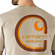 Carhartt Irvine Relaxed Multicolor Logo Oat Milk T-Shirt Heren Carhartt Irvine Relaxed Multicolor Logo Oat Milk T-Shirt Heren