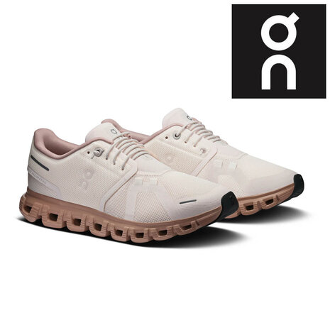 On Running Cloud 6 Oyster Biscuit Wandelschoenen Dames